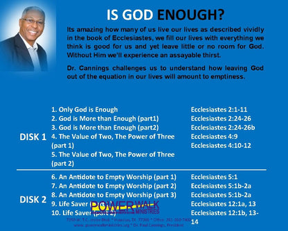 Is God Enough?