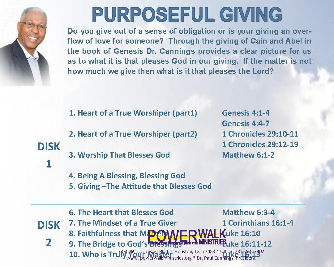 Purposeful Giving